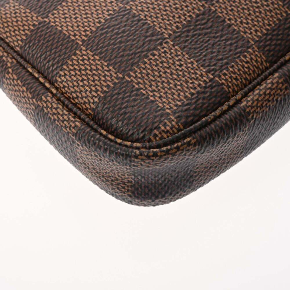 LOUIS VUITTON Authentic Brown Damier Canvas Pochette Pouch - Picture 9 of 11